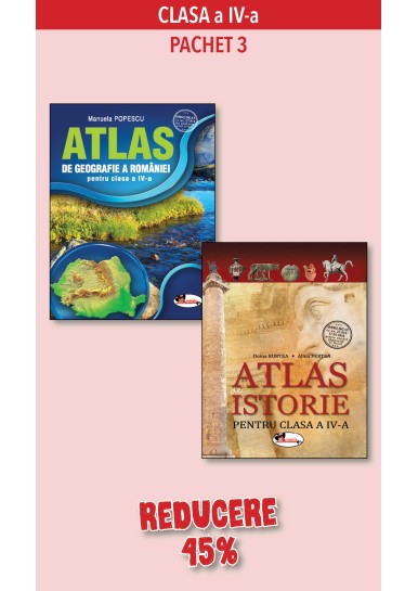 PACHET ATLASE CLASA a IV-a