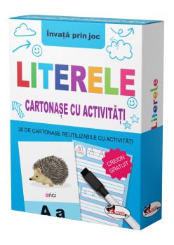 Literele. Cartonase cu activitati