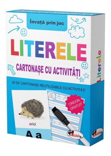 Literele. Cartonase cu activitati