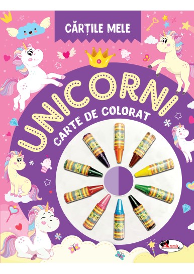 CĂRȚILE MELE DE COLORAT. UNICORNI