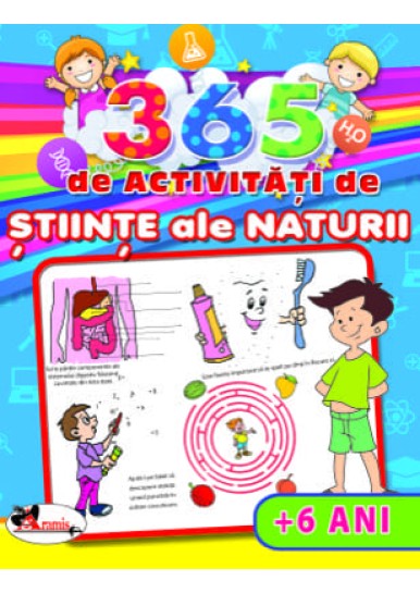 365 de activitati de stiinte ale naturii(+6 ani)