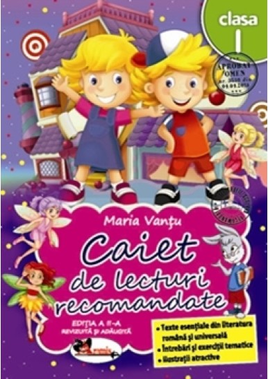 Caiet de lecturi recomandate clasa I