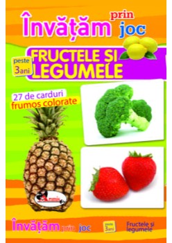 Invatam prin joc fructele si legumele  +3ani