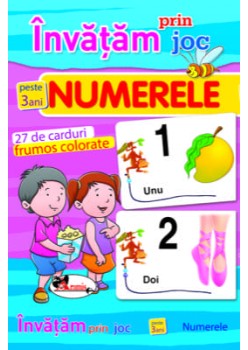 Invatam prin joc numerele  +3ani