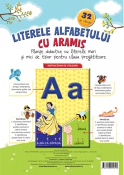 Literele alfabetului cu Aramis - 32 de planse