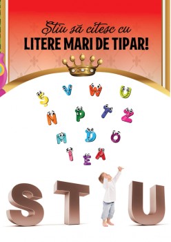 Pachet "Stiu sa citesc cu litere mari de tipar!"