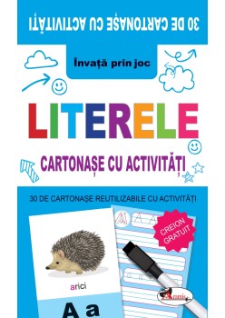 Literele. Cartonase cu activitati
